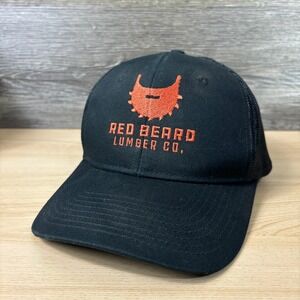 Red Beard Lumber Co Hat Cap Snapback Black Isle Minnesota